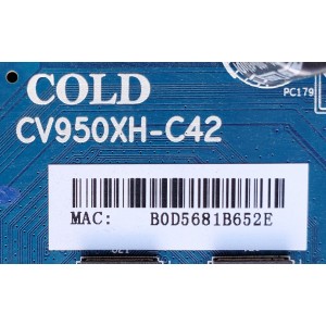 MAIN FUENTE PARA SMAR TV POLAROID HD / NUMERO DE PARTE 100095000028K / CV950XH-C42 / 100095000028 / 95T03571905YA1661 / DISPLAY PT320AT01-1 VER.1.8 / MODELO PTV3215ILED	